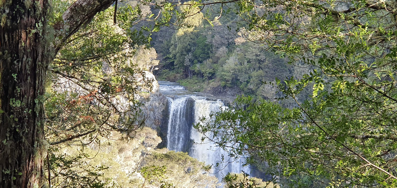 Hunua Falls from viewing platform.
